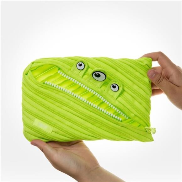 Monster Large Pencil Case for Boys, Cute Zipper Pouch for Kids Girls and - Picture 5 of 7